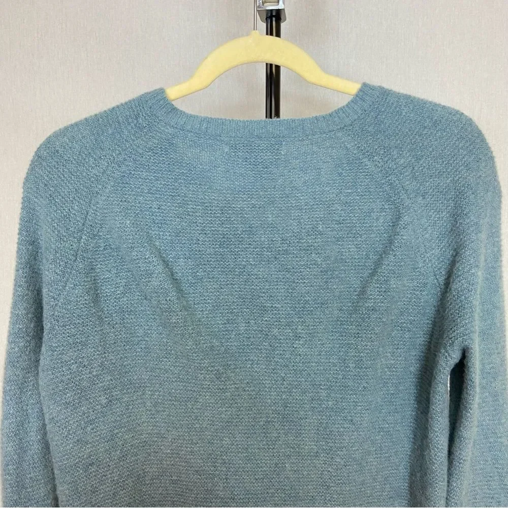 Tabitha Webb baby blue knit cardigan size M